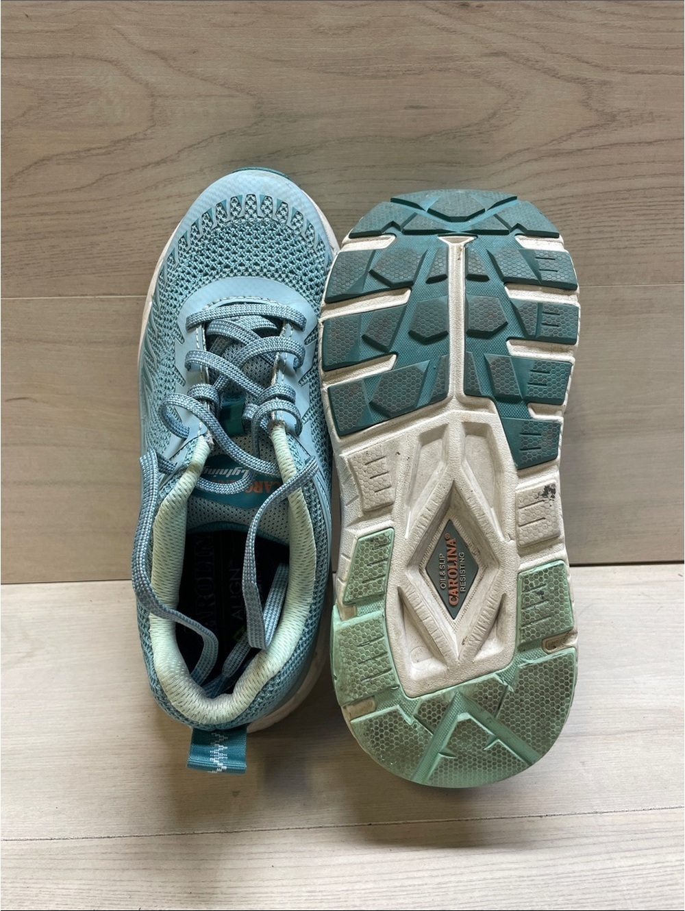 Aqua Blue Women’s Knit Running Sneakers Lightweight Comfort #1167